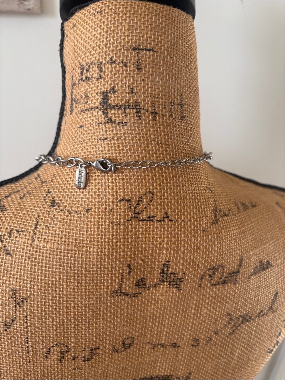 Natasha Couture Clear Crystal Collar Necklace - Picture 2 of 4